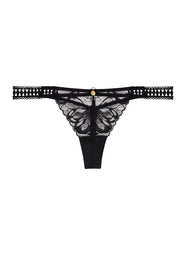 After Hours Black String Thong