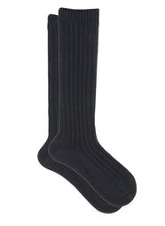 Lombardi Black Knee High Socks
