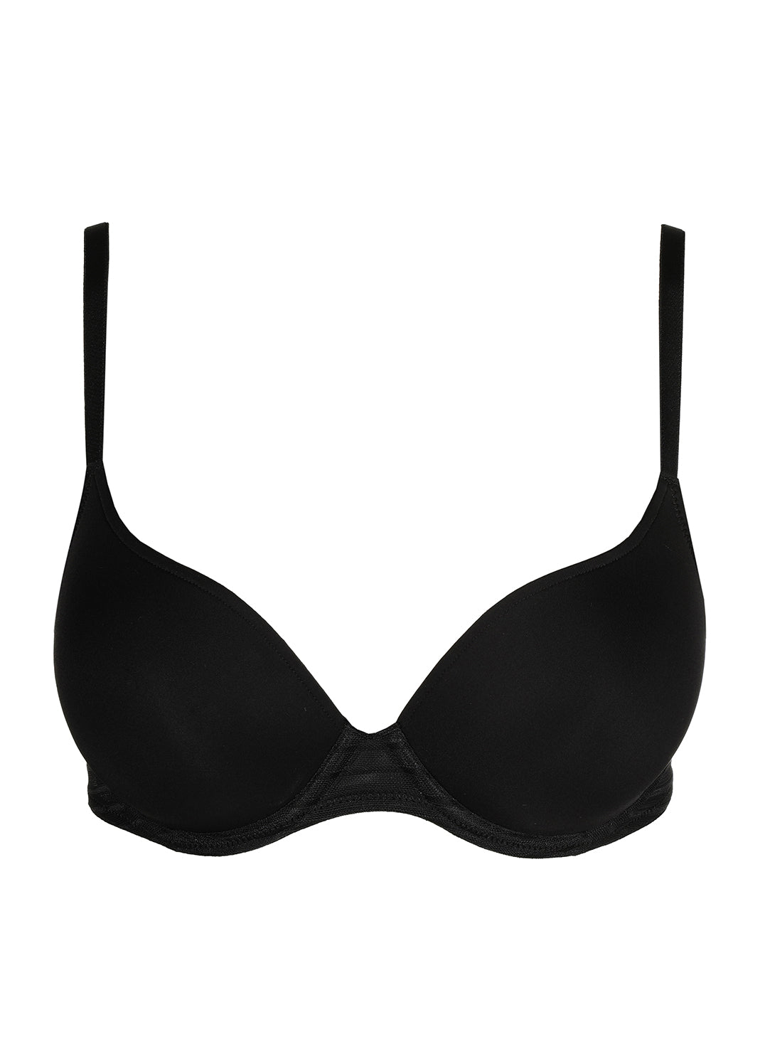 Basyl Black Padded Bra Heartshape