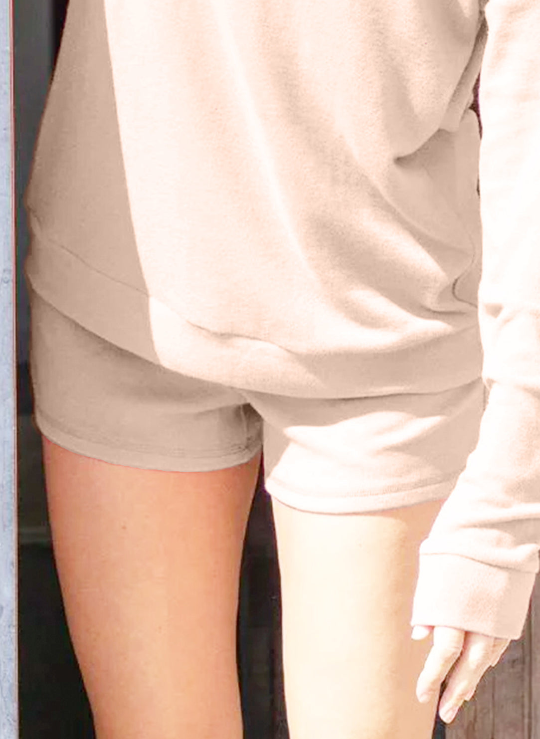 Cozy Taupe Pajama Shorts