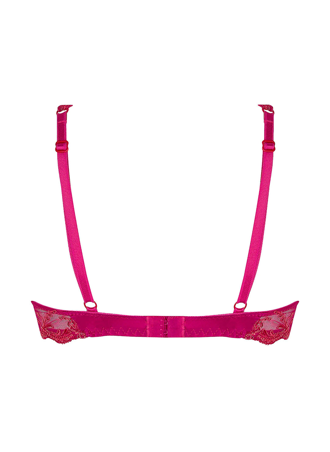 Splendeur Soie Carmin Triangle Bra