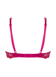 Splendeur Soie Carmin Triangle Bra