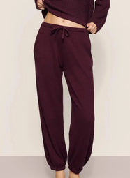 Recycled Sweater Wildberry Slouchy Jogger