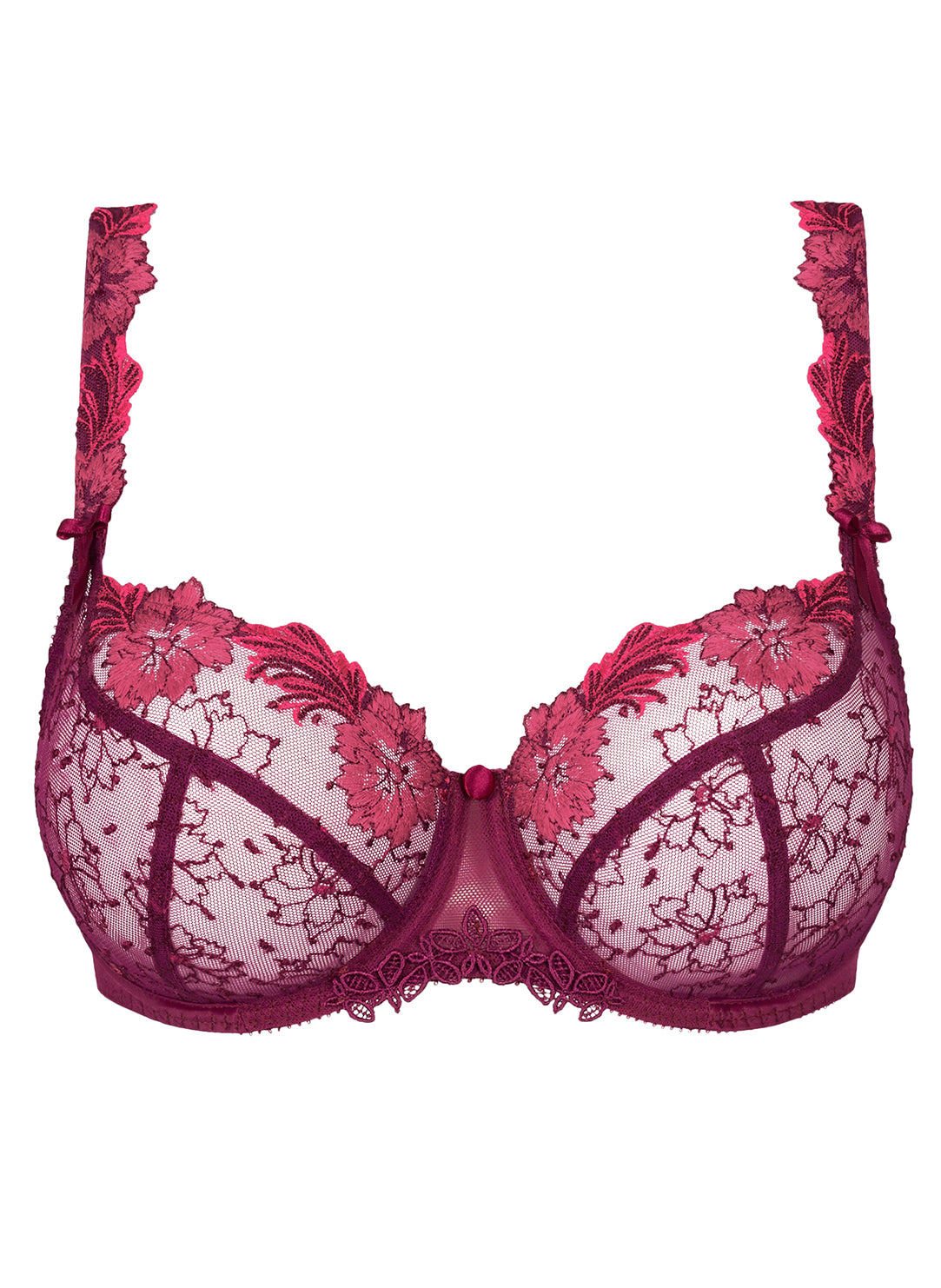 Clea Grenat Low Necked Bra