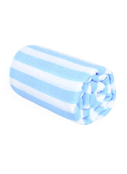 La Elena Blue Stripe Beach Blanket