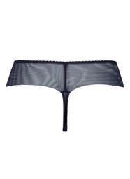 Charlotte Anthracite Thong