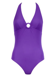 Summer Essence Amethyst Swim Halter One Piece
