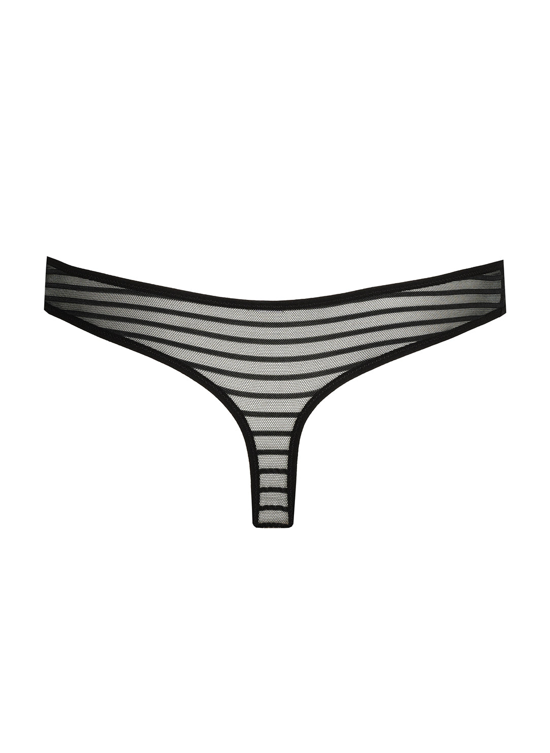 Basyl Black Thong