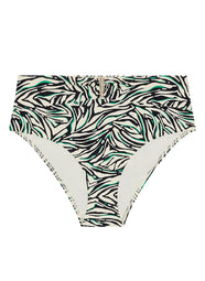 Tropical Splash Wild Stripes Swim Highwaisted Brief