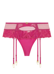 Sweet Euphoria Passion Rose Garter Belt Thong