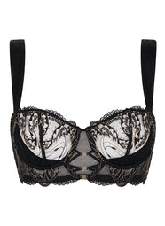 Splendor Of Senses Hypnotic Black Bustier Bra