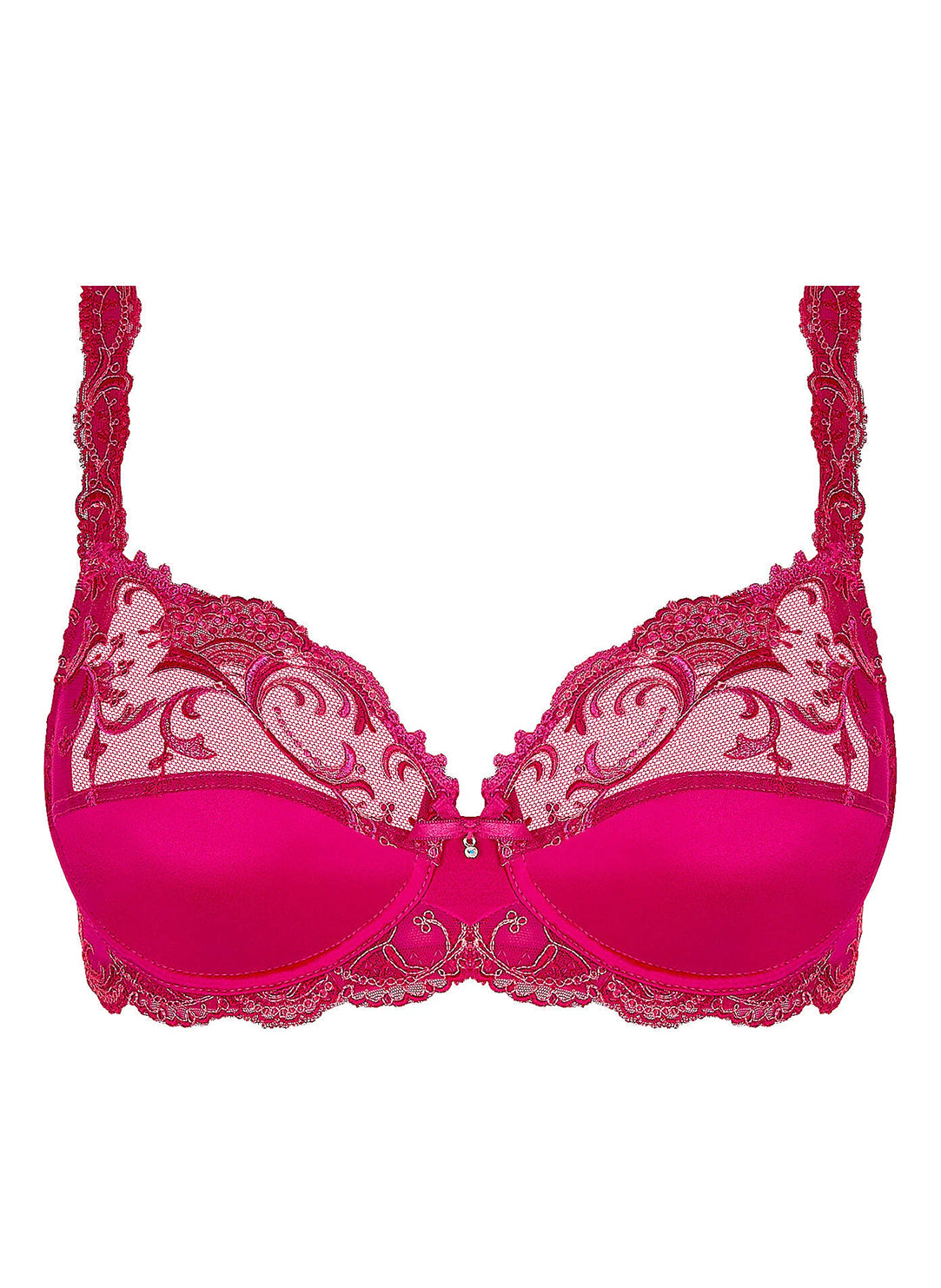 Splendeur Soie Carmin Full Cup Bra