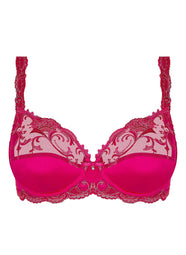 Splendeur Soie Carmin Full Cup Bra