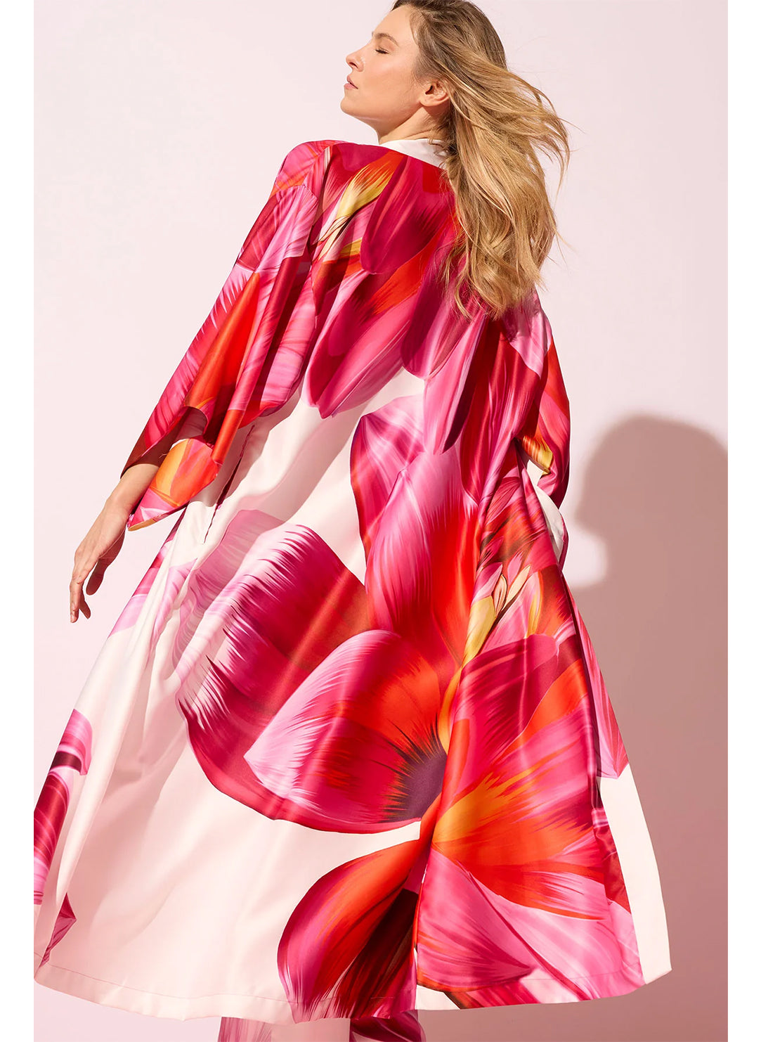 Palau Pink/White Long Robe