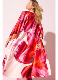 Palau Pink/White Long Robe