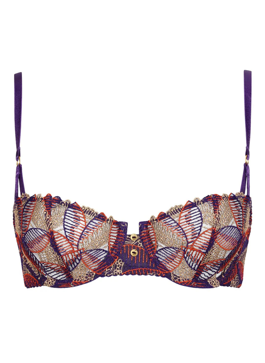 Life Celebration Vivid Purple Demi Cup Bra