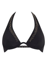 Summer Stars Black Swim Single Wired Triangle Top