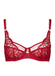 Sense Of Illusion Red Berry Full Cup Bra