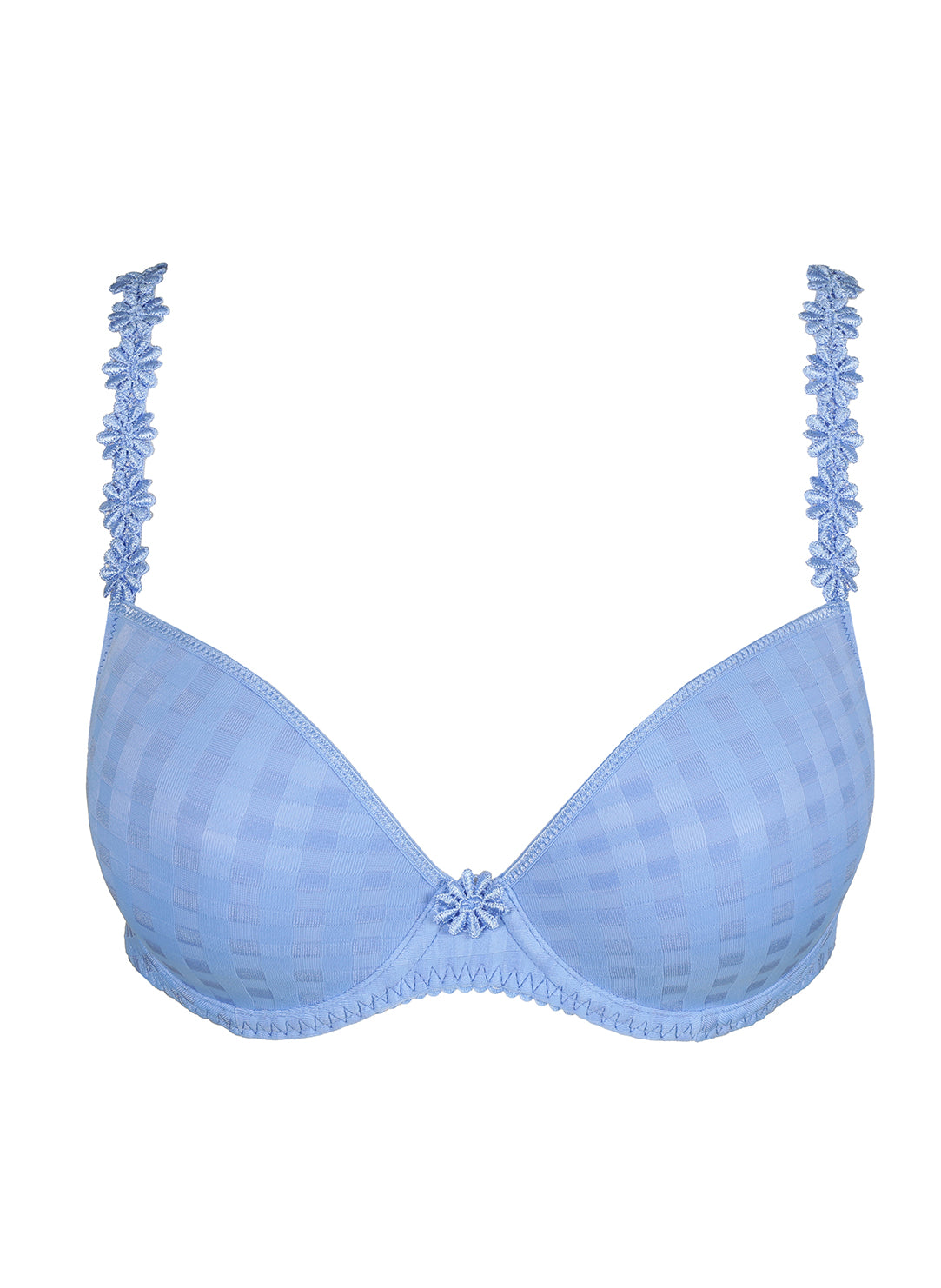 Avero Santorini Blue Padded Plunge Bra