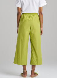 Techno Poplin Pear Cropped Pants