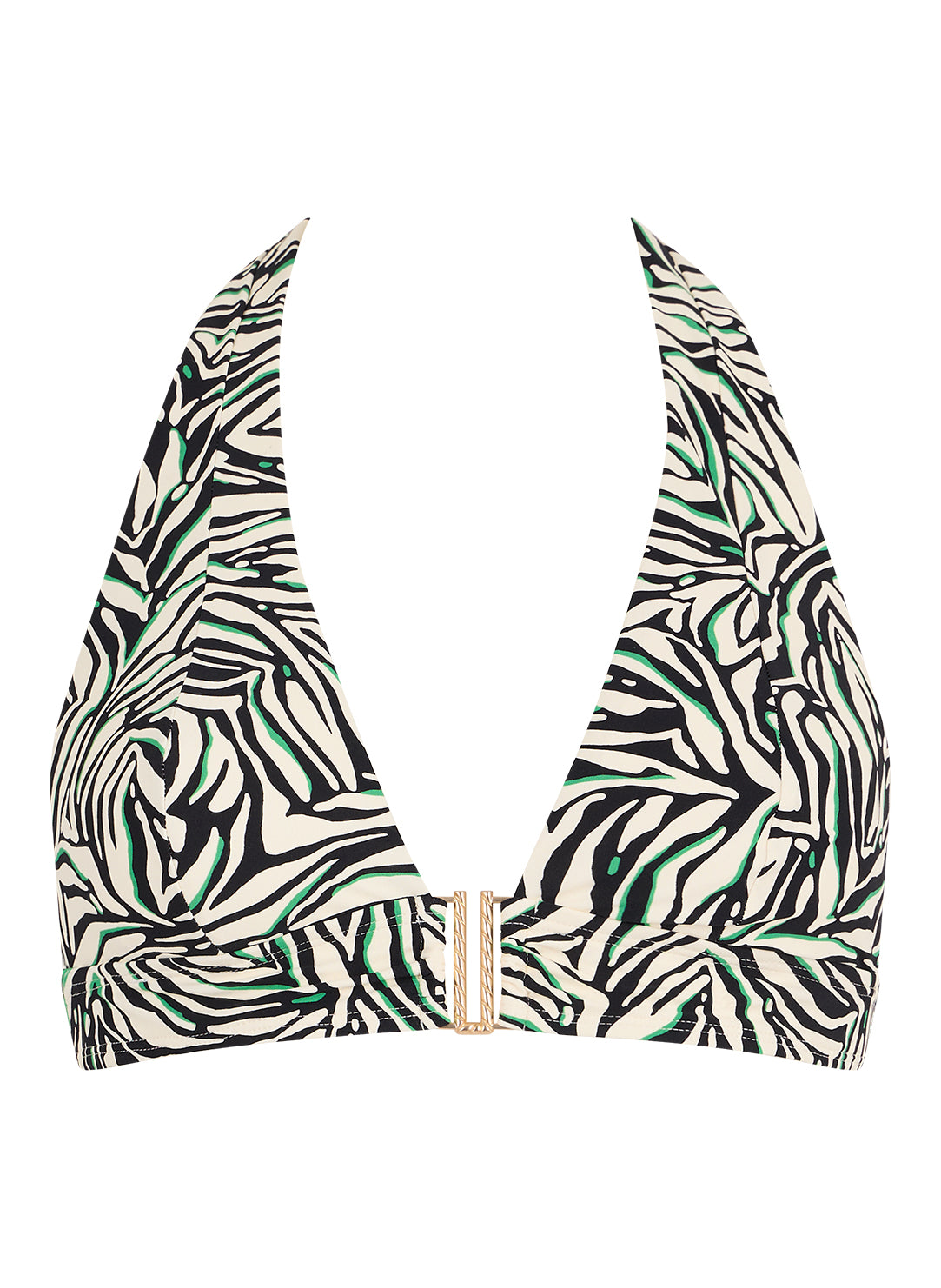 Tropical Splash Wild Stripes Swim Triangle Top