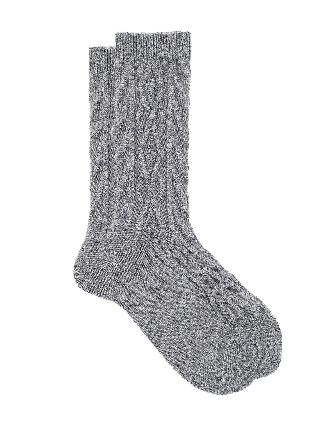 Demi Gray Cashmere Socks