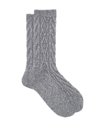 Demi Gray Cashmere Socks