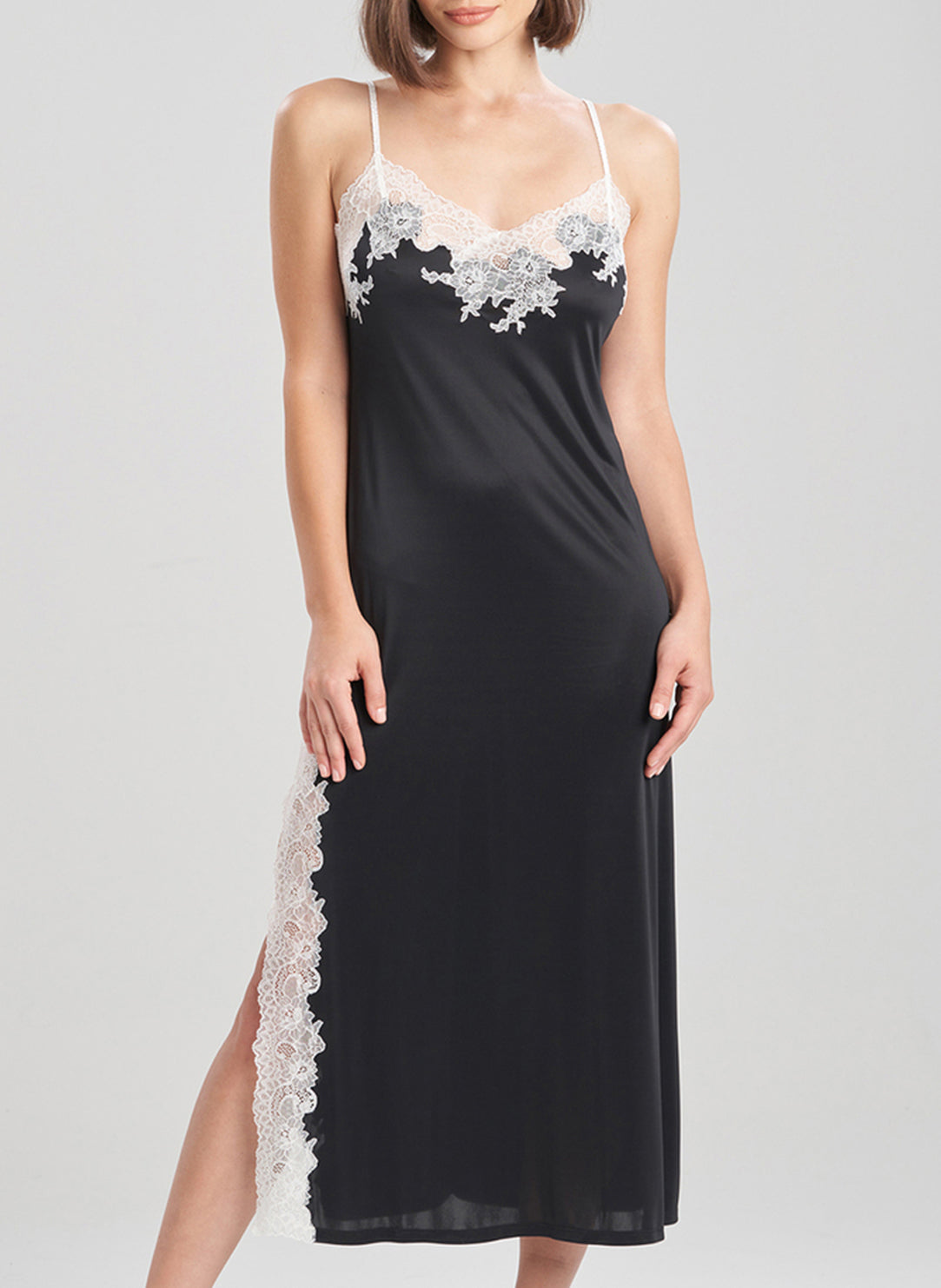 Enchant Black/Ivory Gown