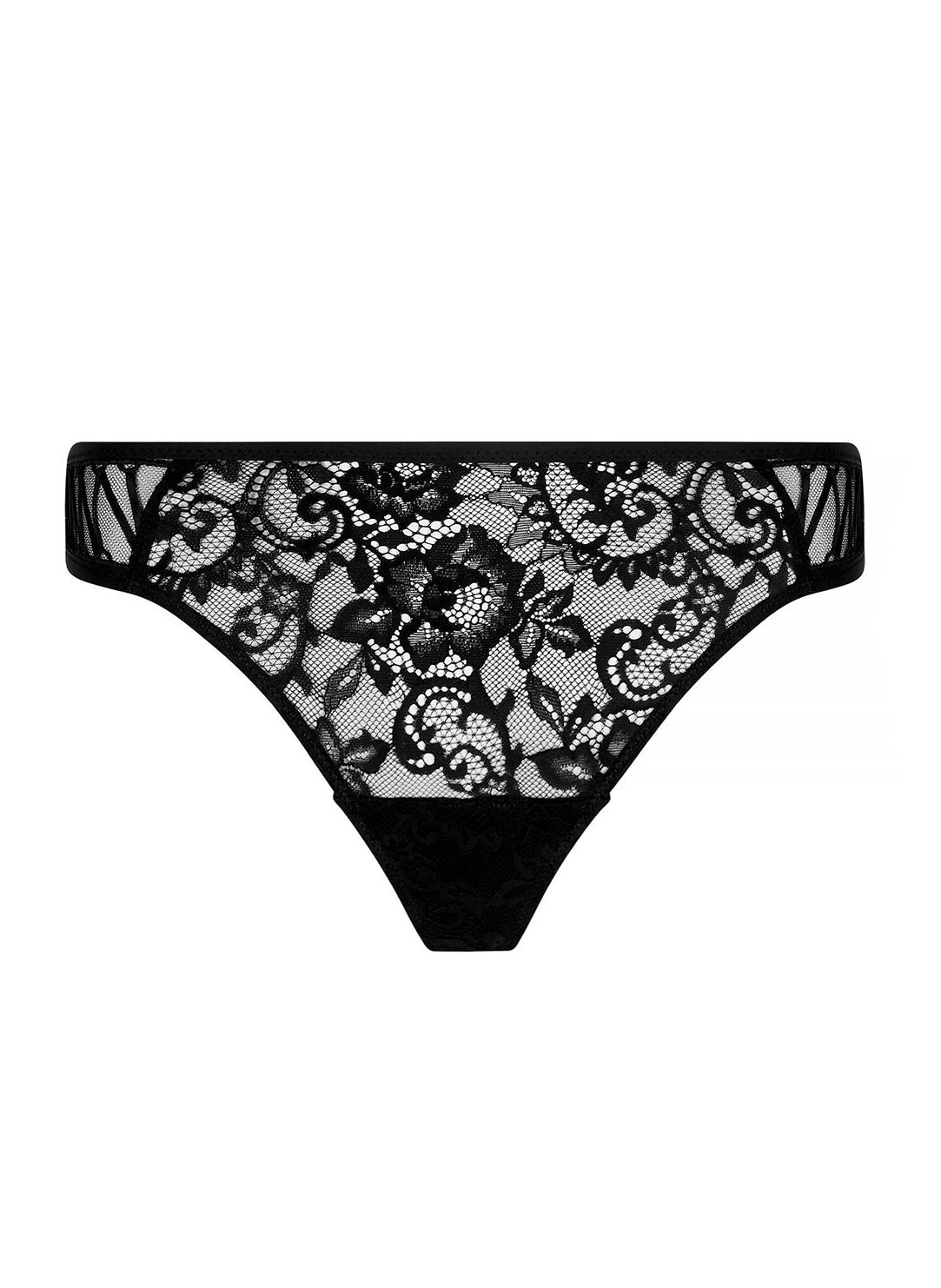 Desirs De Venise Black String Thong
