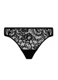 Desirs De Venise Black String Thong