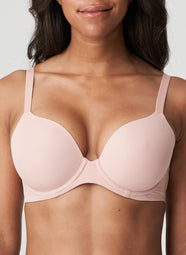 Figuras Powder Rose Spacer Plunge Bra