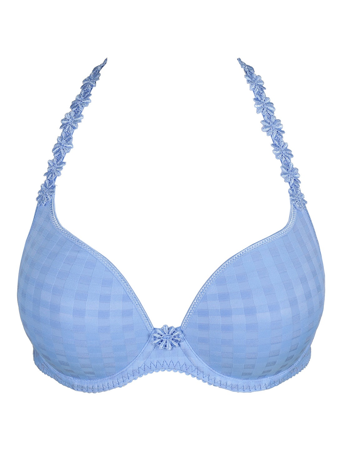 Avero Santorini Blue Padded Bra Heartshape