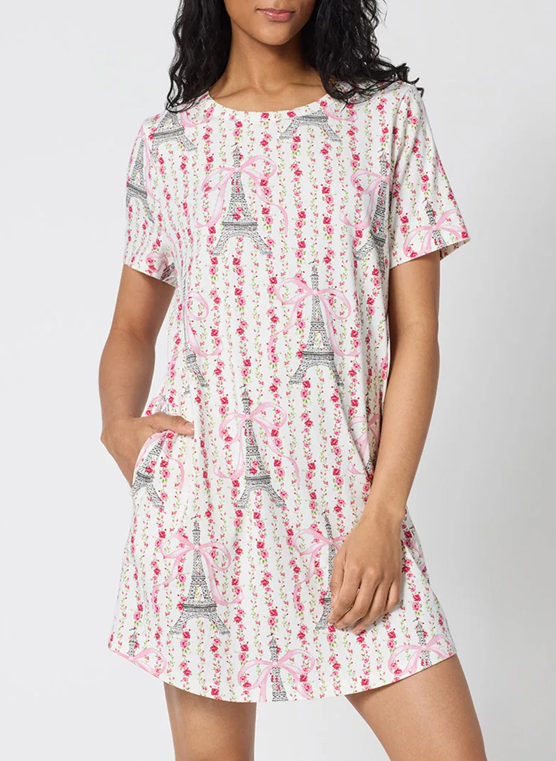 Fleur de la Tour White Sleep Dress