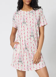 Fleur de la Tour White Sleep Dress