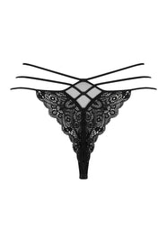 Diva Glamour Black String Thong