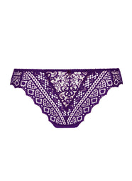 Cassiopee Violet Thong