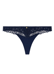 Secret Memories Deep Blue Thong