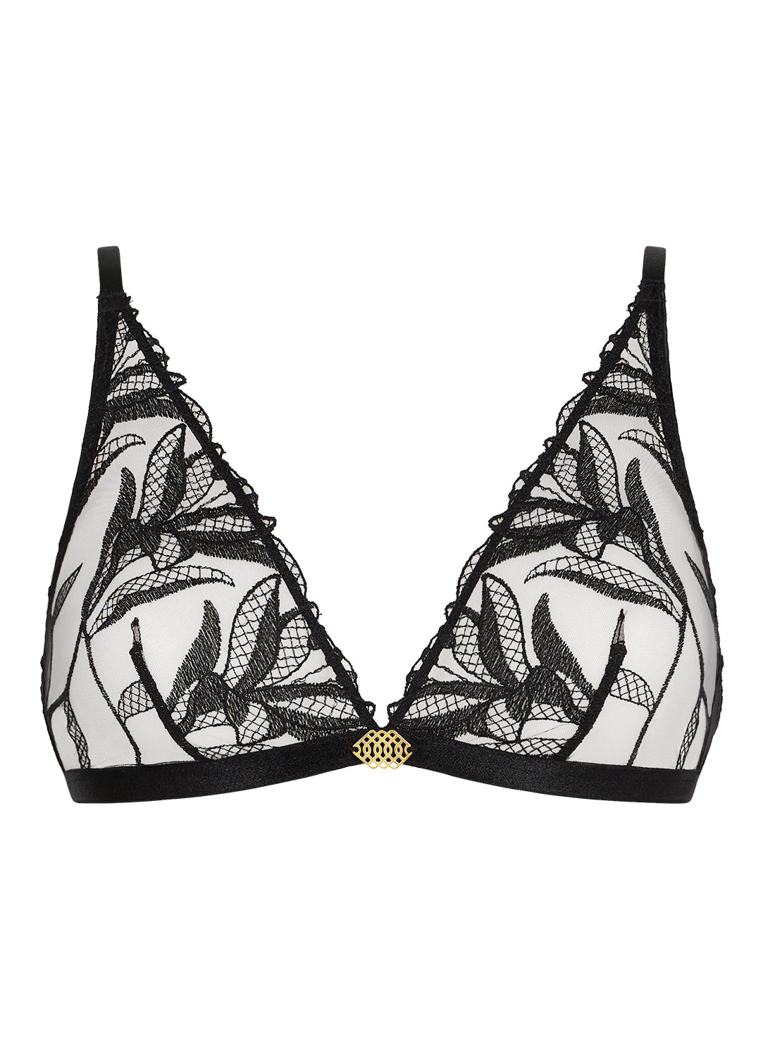 Sweet Euphoria Black Non Wire Triangle Bra