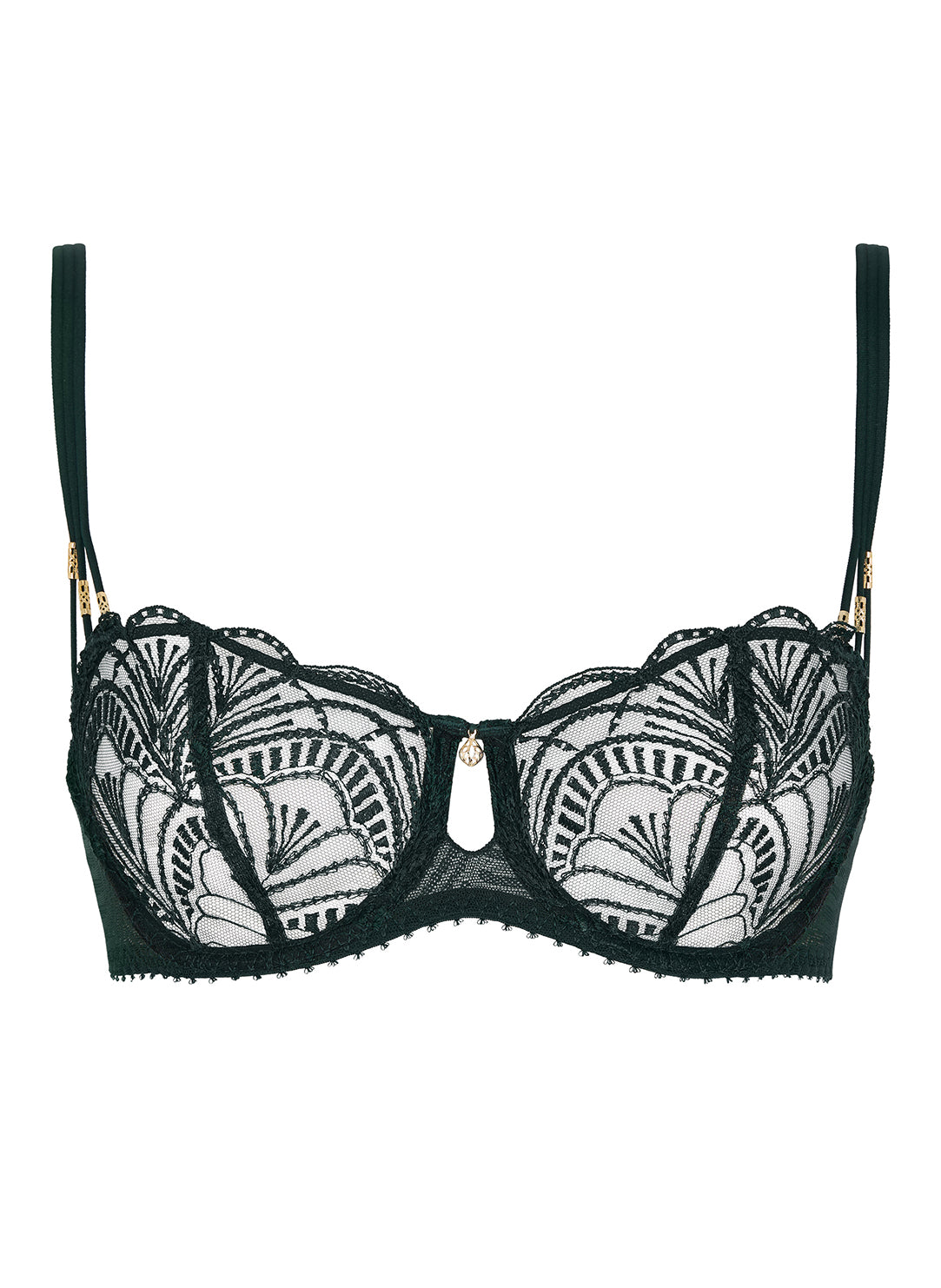 Vibes Mysterious Green Demi Cup Bra