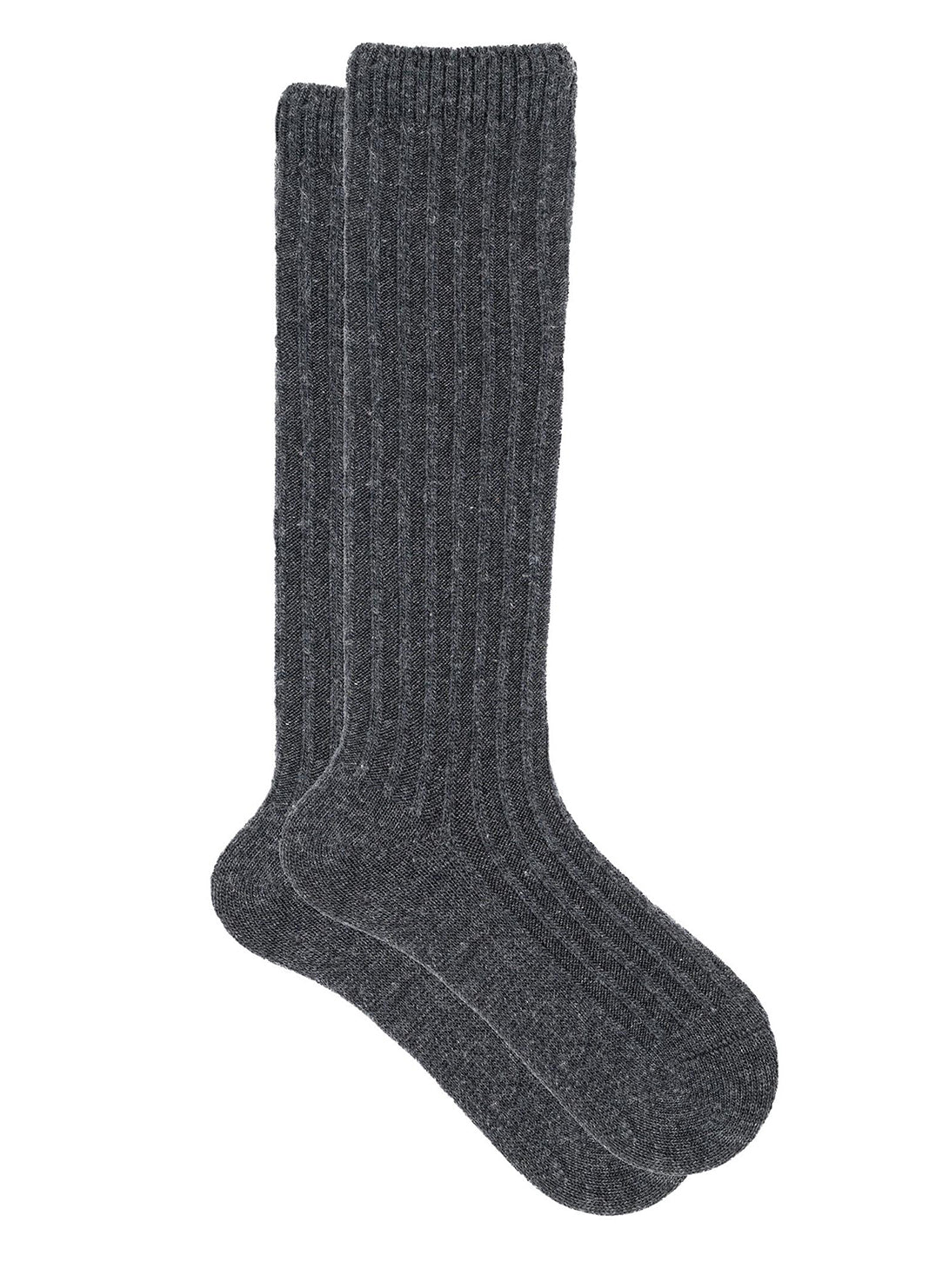Lombardi Charcoal Knee High Socks