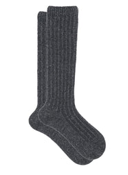 Lombardi Charcoal Knee High Socks