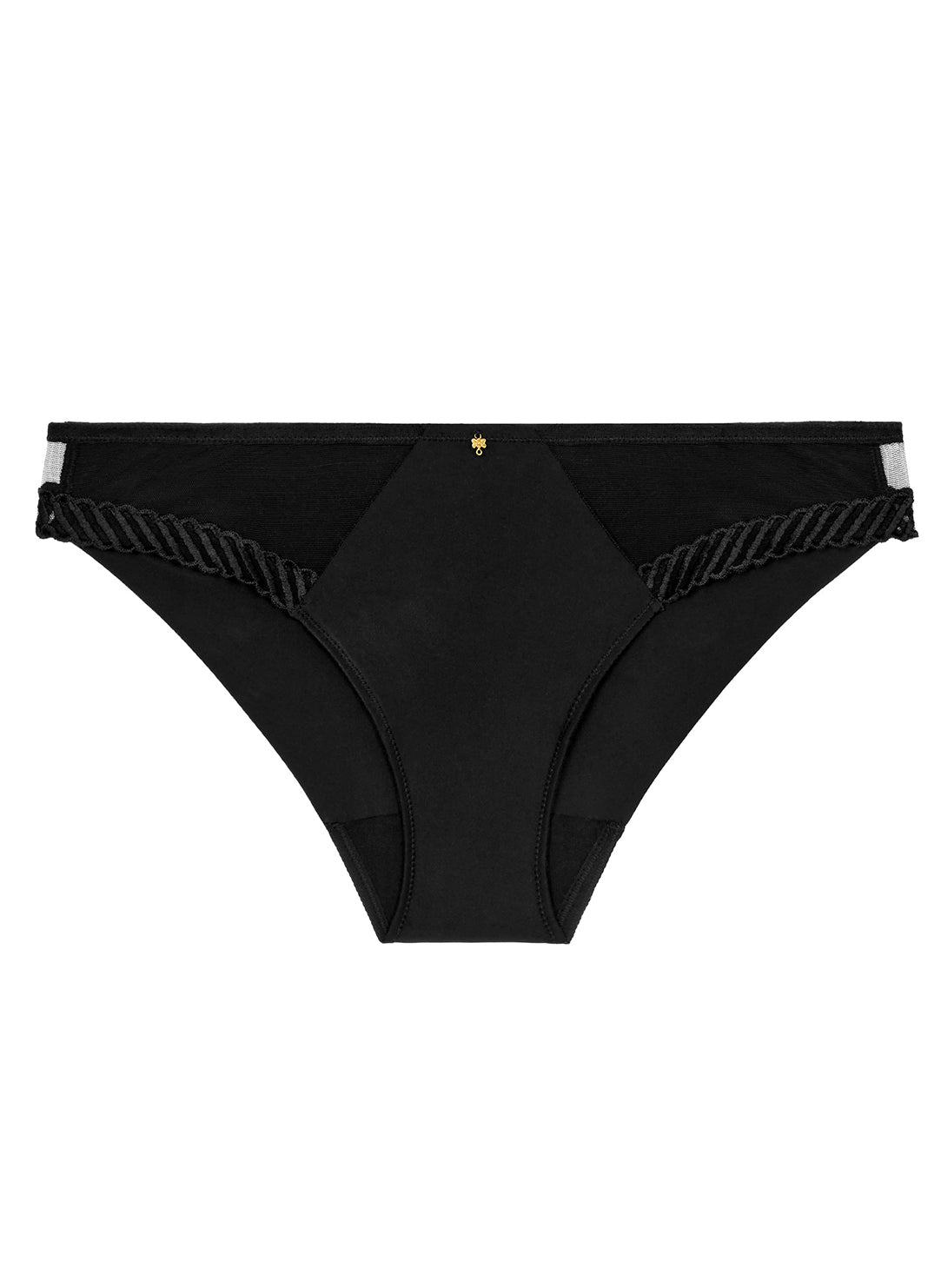 Sheer Emotion Black Brazilian Brief