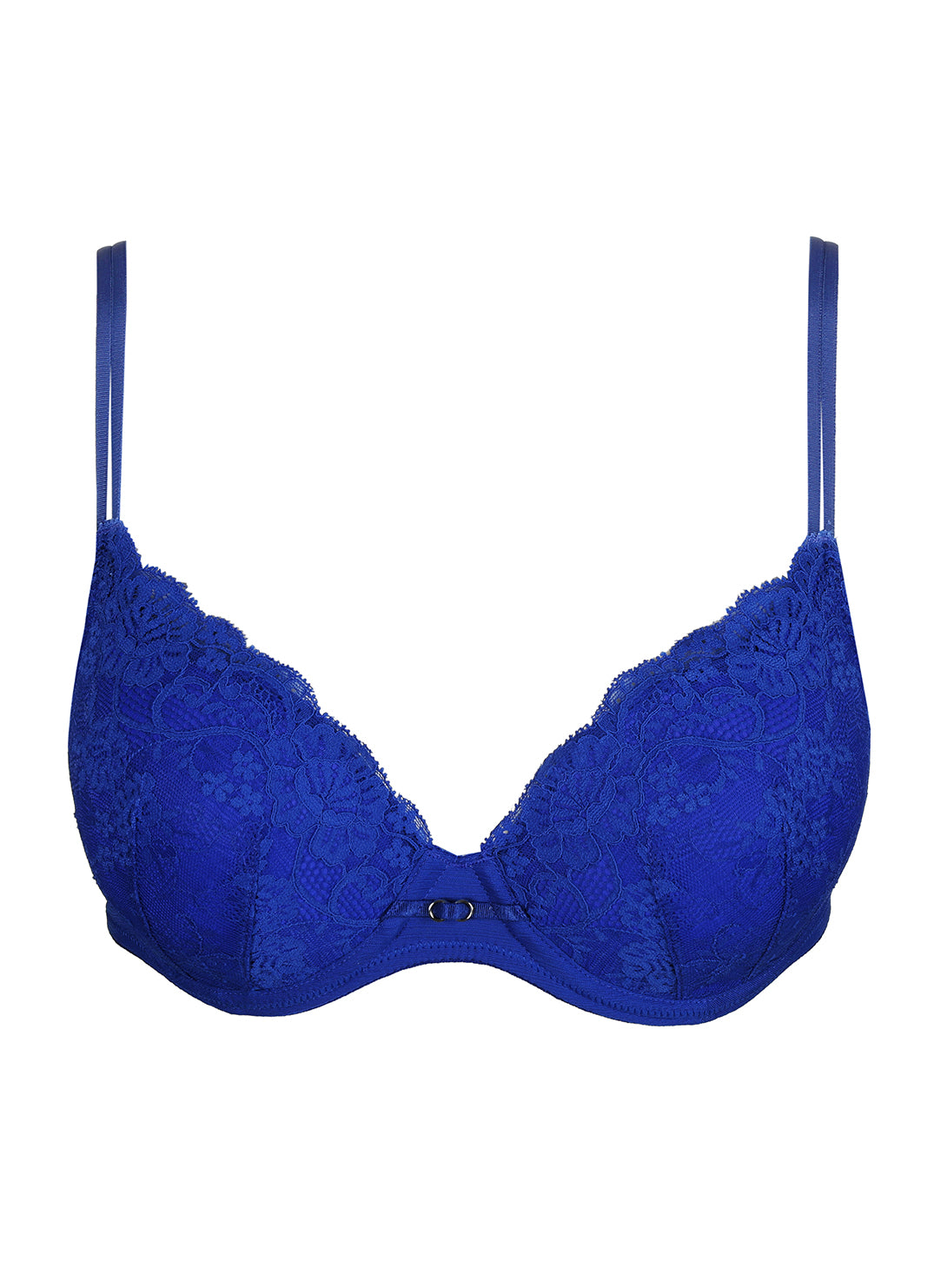Melipha Blue Print Padded Bra Heartshape