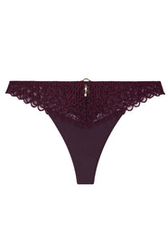 Eloge Du Desir Deep Berry Thong