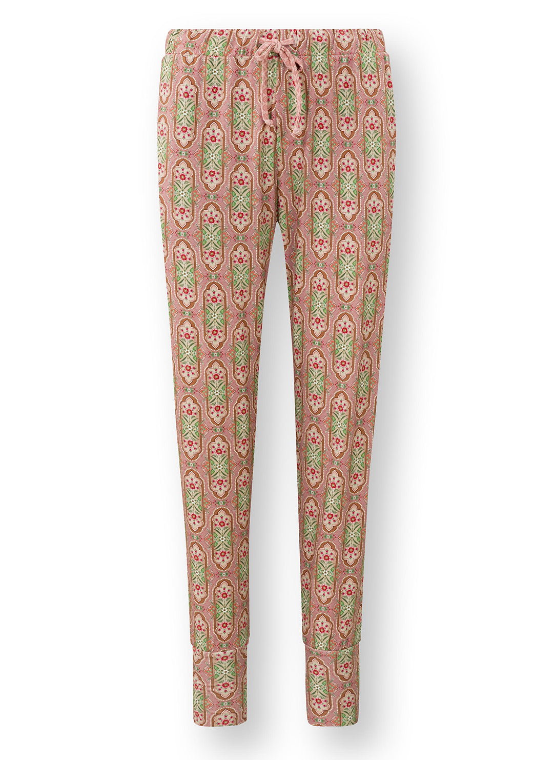 Jabalini Pink Bobien Cuffed Pajama Pant