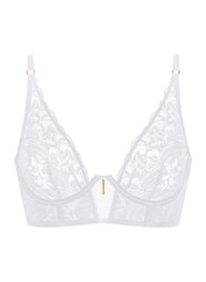 Satin Memories Arctic Blue Bustier Bra