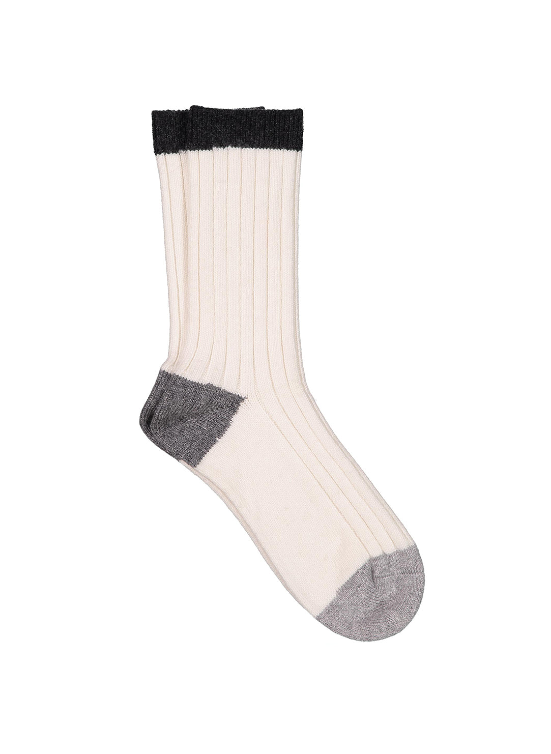 Trina White Cashmere Socks