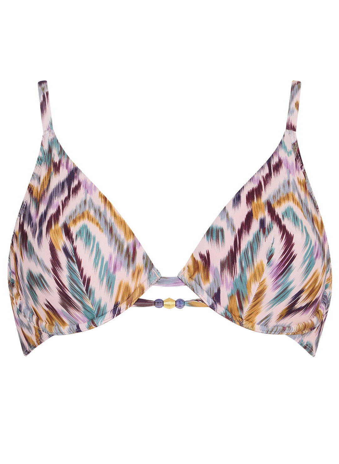 Aurora Sands Boho Swim Triangle Plunge Top