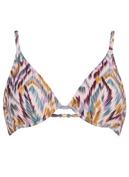 Aurora Sands Boho Swim Triangle Plunge Top