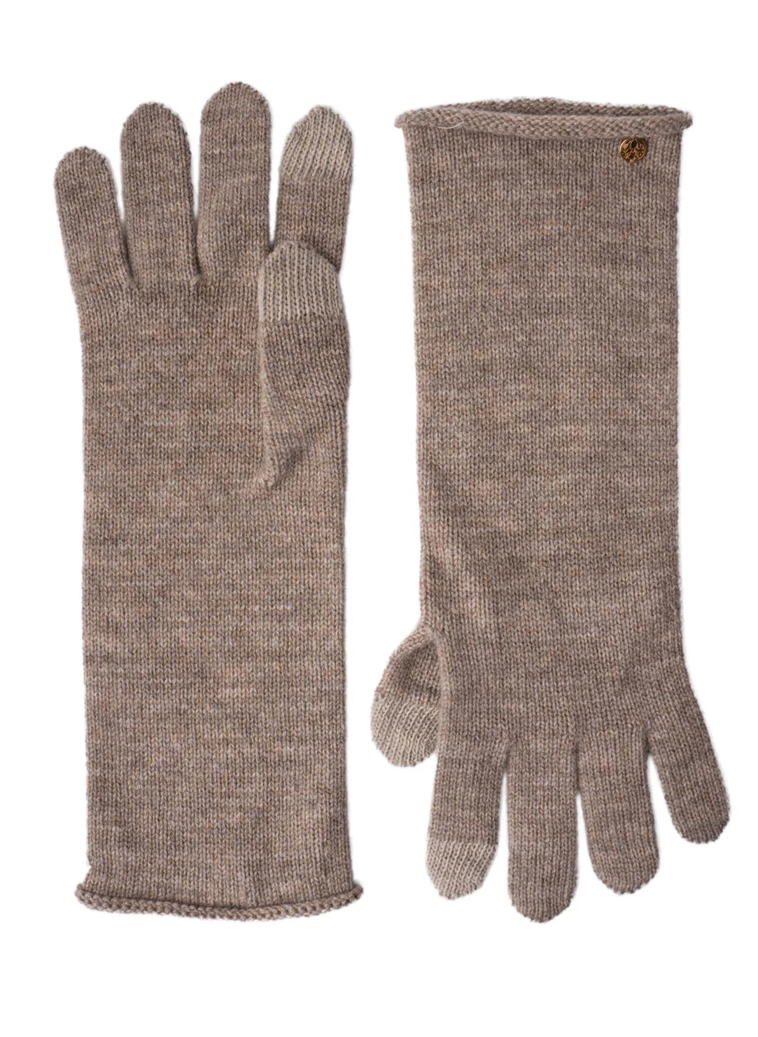Luxe Knit Cinnabar Tech Touch Gloves